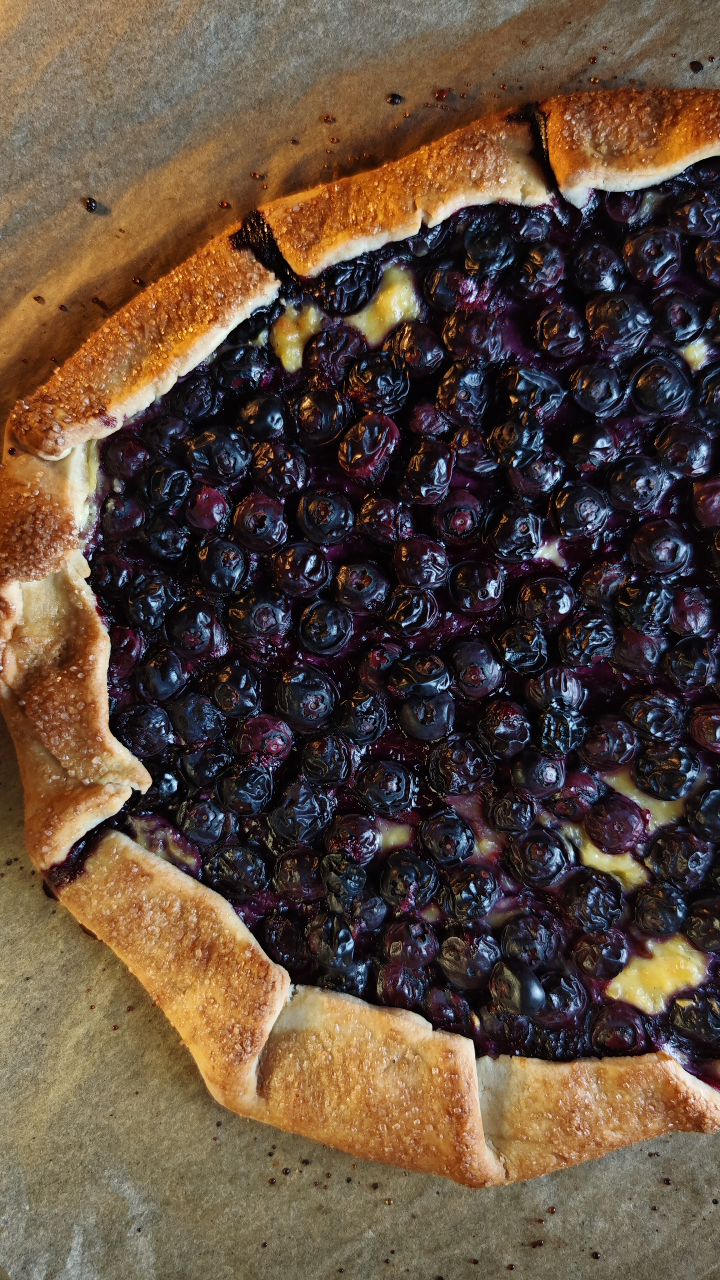 Tartă cu afine și cremă de vanilie - Rețeta rapidă și delicioasă