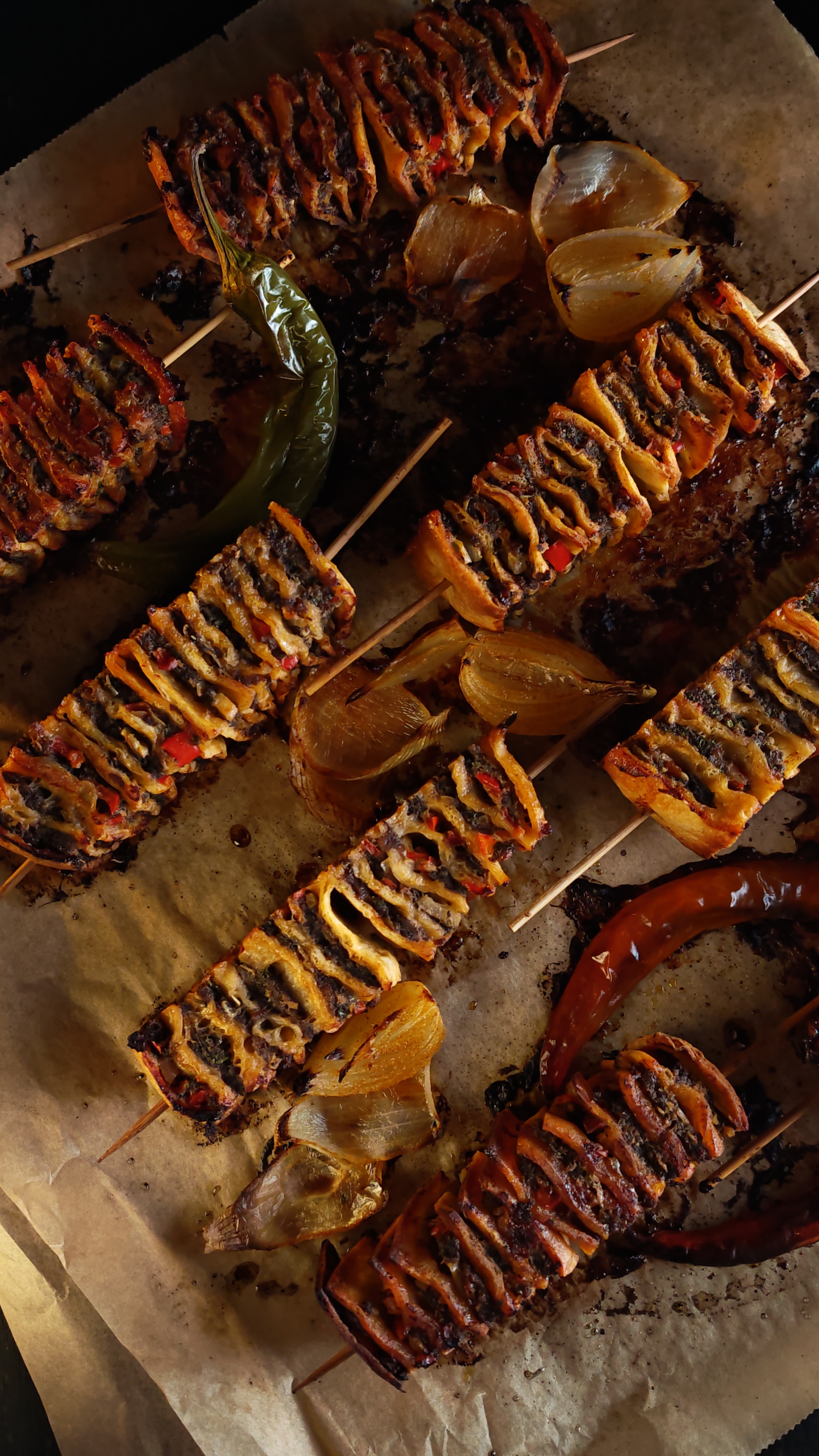 Frigărui kebab cu lipii - Rețeta ingenioasă, plină de savoare