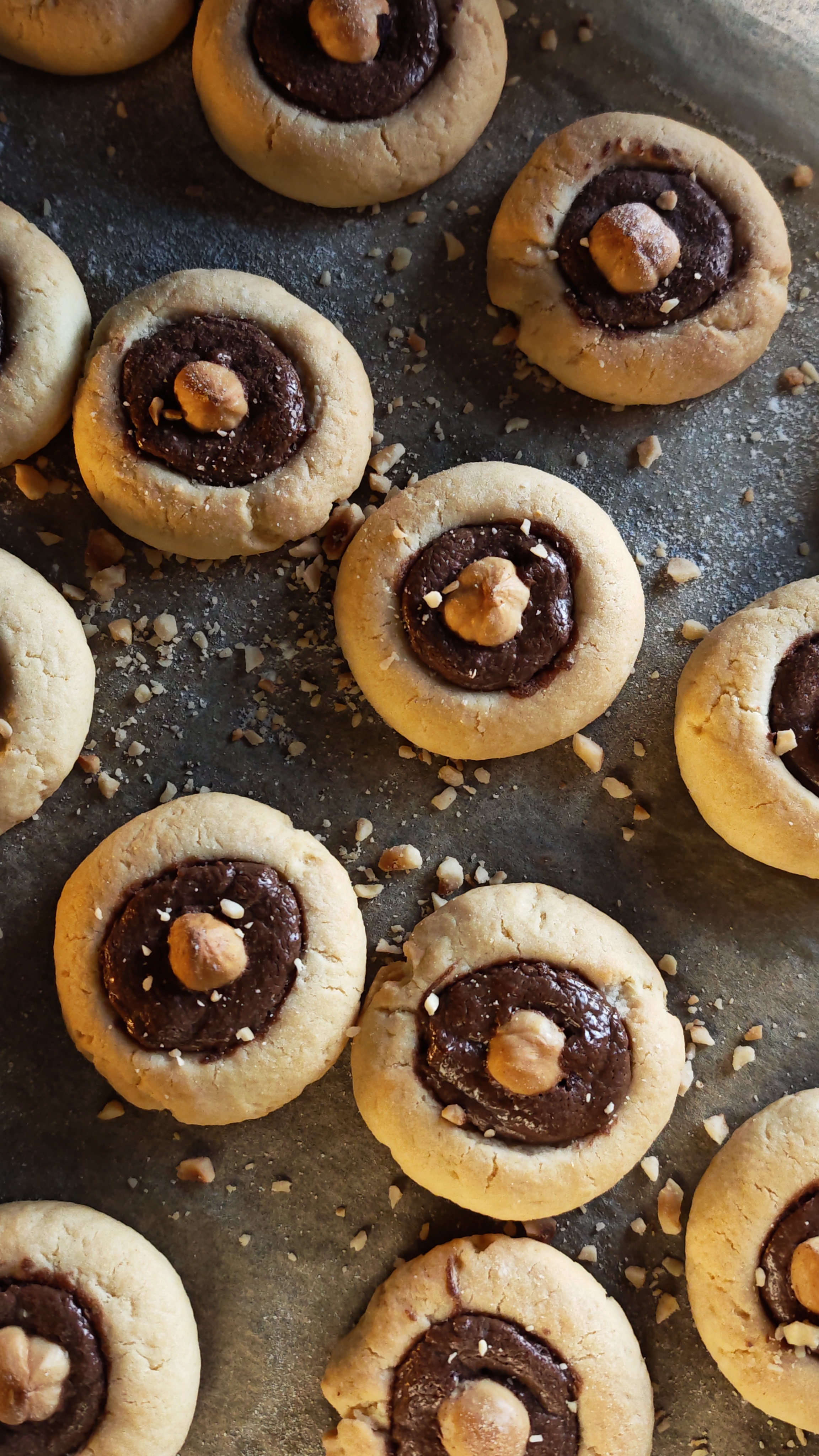 Biscuiți cu nutella și alune de pădure - Rețeta simplă și delicioasă