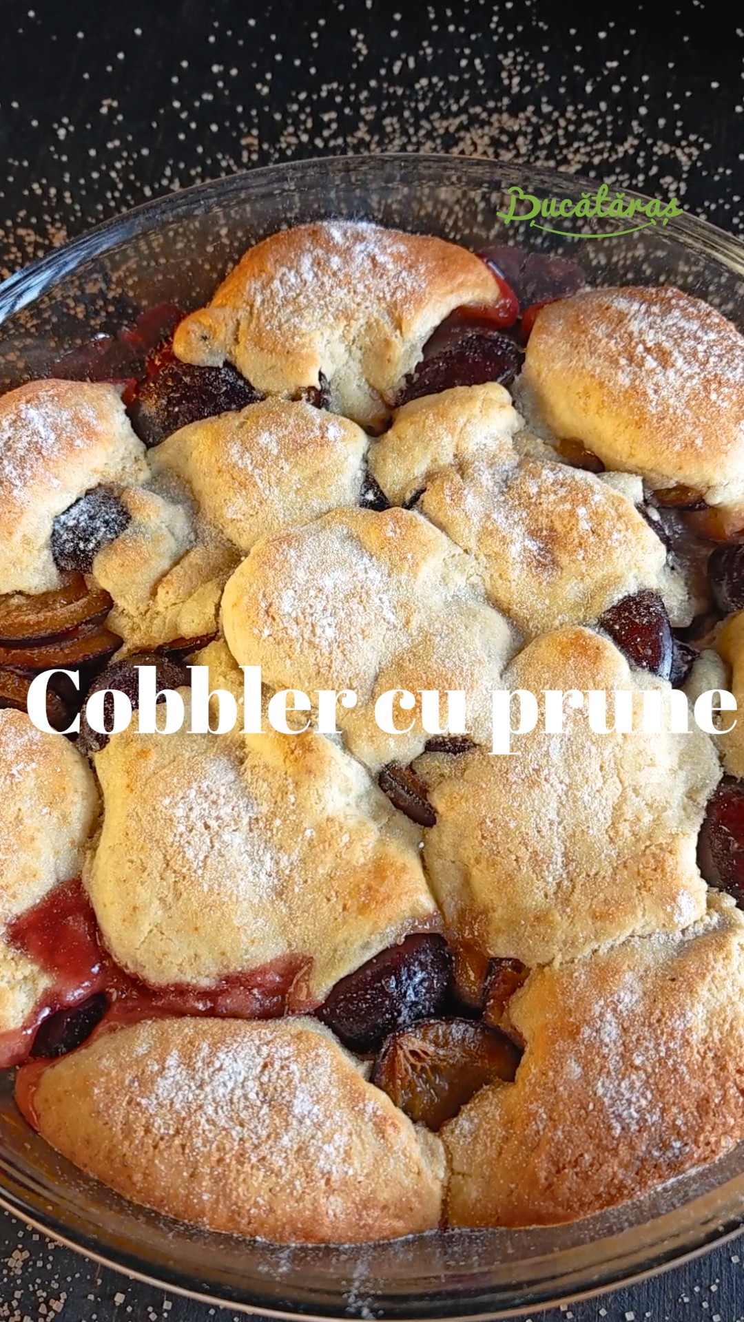 Cobbler cu prune - Desertul simplu care te cucerește