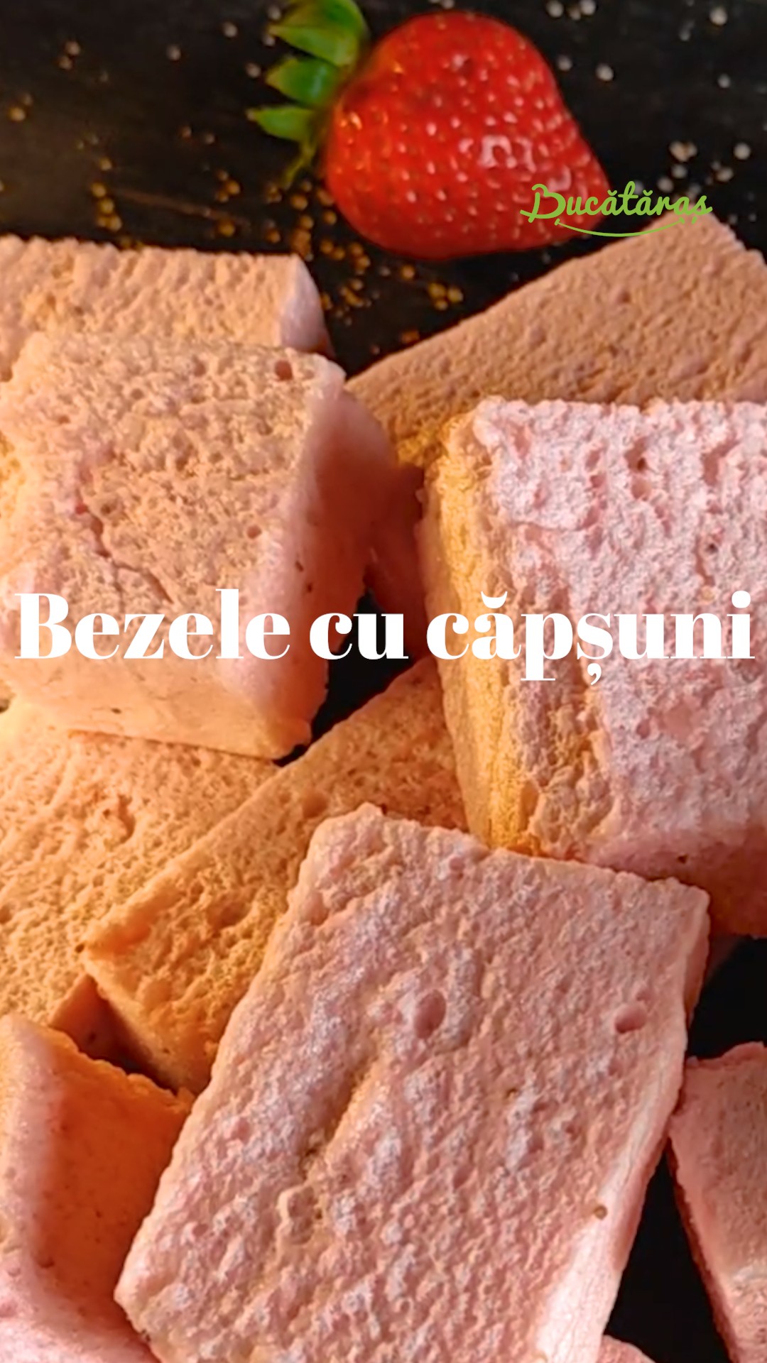 Bezele moi cu căpșuni - Desertul rapid și delicios