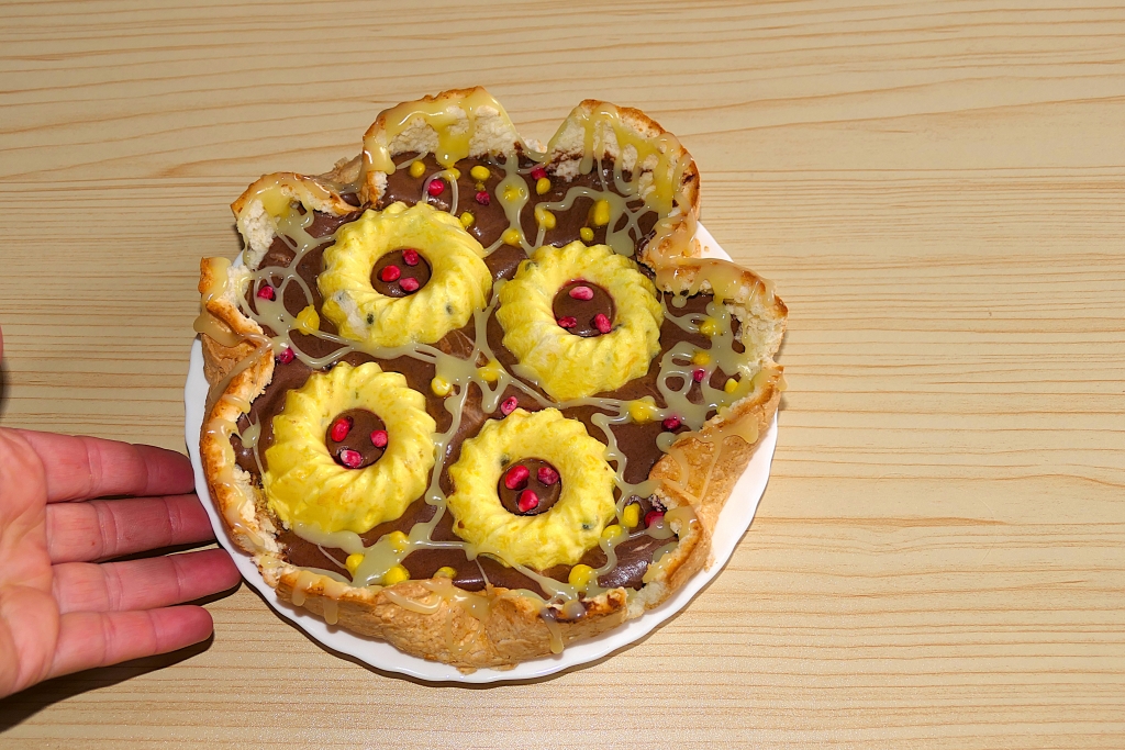 Tort Sa vina Primavara -  Reteta cu mango, fructul pasiuni si banane