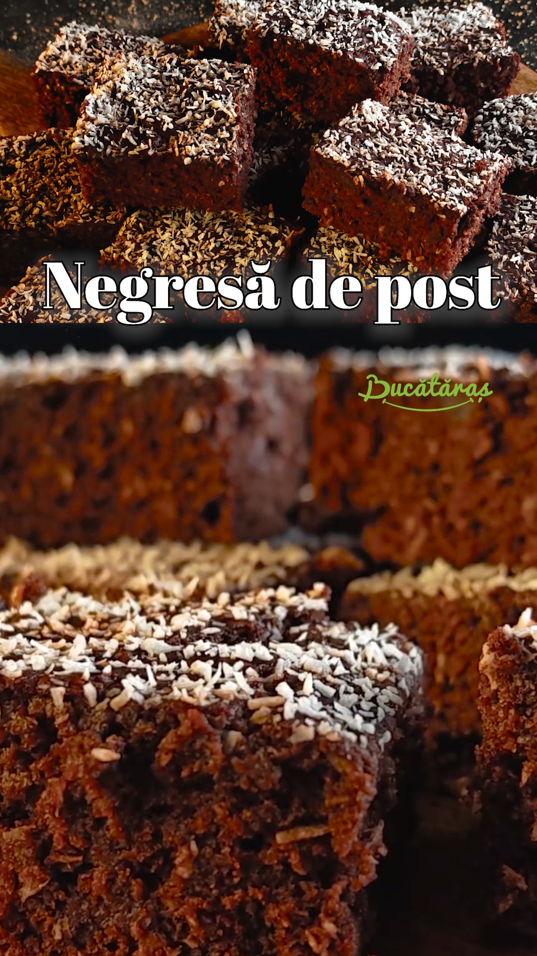 Negresă de post însiropată - Rețeta delicioasă și aromată