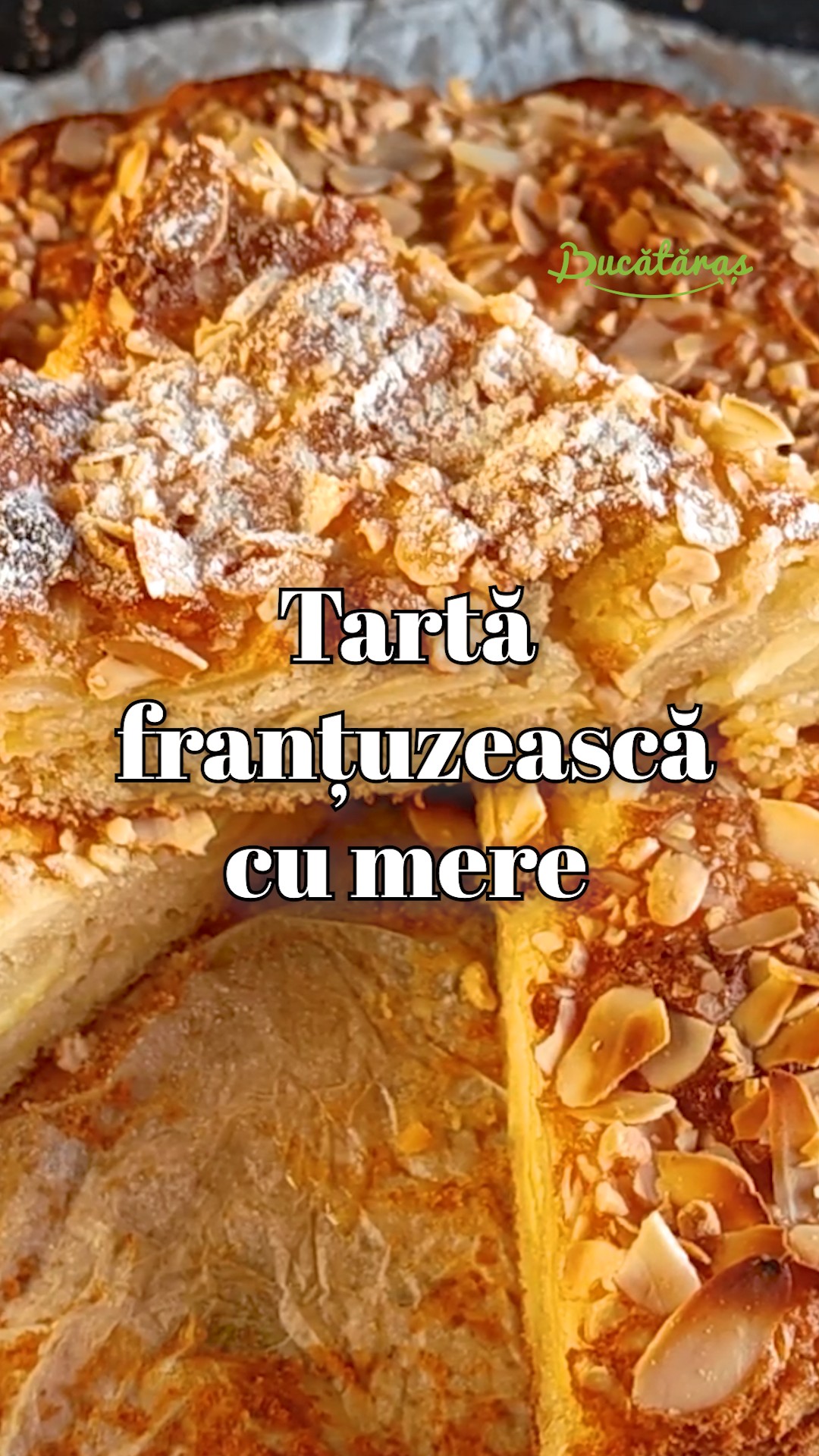 Tartă franțuzească cu mere – rețeta simplă și delicioasă