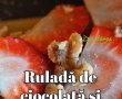 Ruladă cu cremă de ciocolată și căpșuni - Rețeta delicioasă și rapidă-3