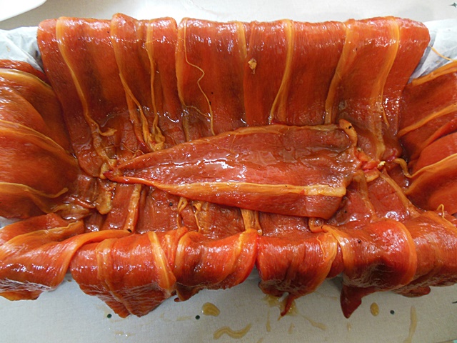 Chec cu pui si ardei kapia copti - Reteta gustoasa de aperitiv