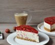 Cheesecake cu capsuni si banane, fara coacere-5